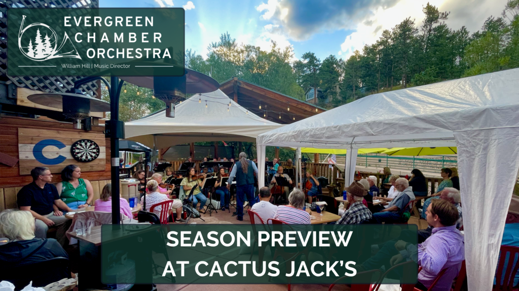 2026-2027 Season Preview Concert at Cactus Jack's - Evergreen